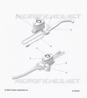 VORDERBREMSE BRAKE LEVER AND MASTER CYLINDER