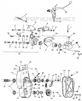 Bremse und Kettenkasten European 440,400 SKS,500 EFI,  EFI SKS,RXL SKS,Sport,Tr (49237723770007)