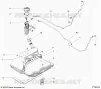 KRAFTSTOFFSYSTEM, FUEL TANK ASM.