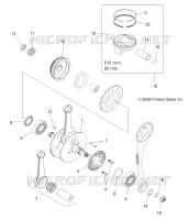 MOTOR, KURBELWELLE AND KOLBEN