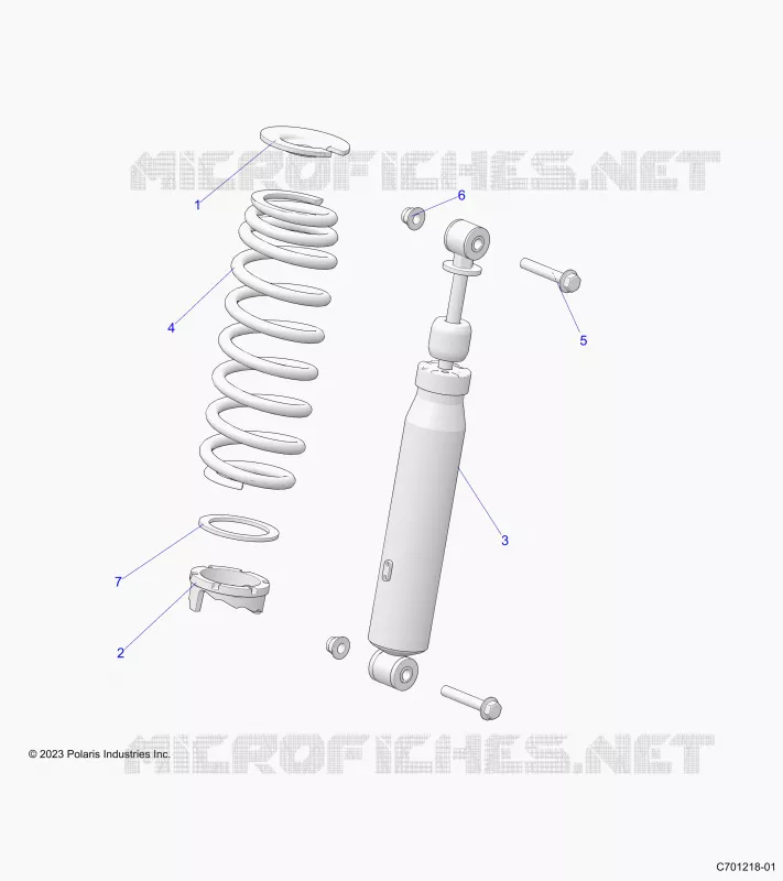 SUSPENSION, FRONT SHOCK MOUNTING