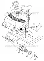 TREIBSTOFF TANK XPLORER 300 W97CC28C (4939813981A014)