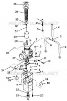 VERGASER 600 XCR 0975677, 600 XCR SE H975677 AND EUROPEAN 600 XCR SE E975 (4937963796D004)