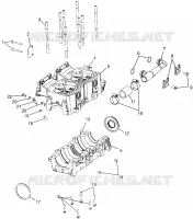 CRANKCASE 700 XC 0971766 (4941814181C006)