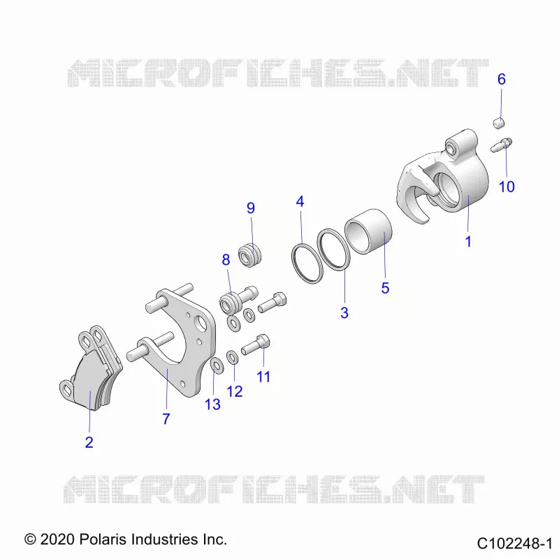 BRAKES, BRAKE BREMSZANGE VORNE