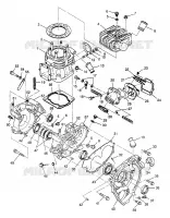 CRANKCASE AND ZYLINDER 6X6 400L W968740 AND 6X6 400L NORWEGIAN N968740 (4935963596D009)