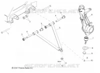 SUSPENSION, A-ARM and STREBE MOUNTING
