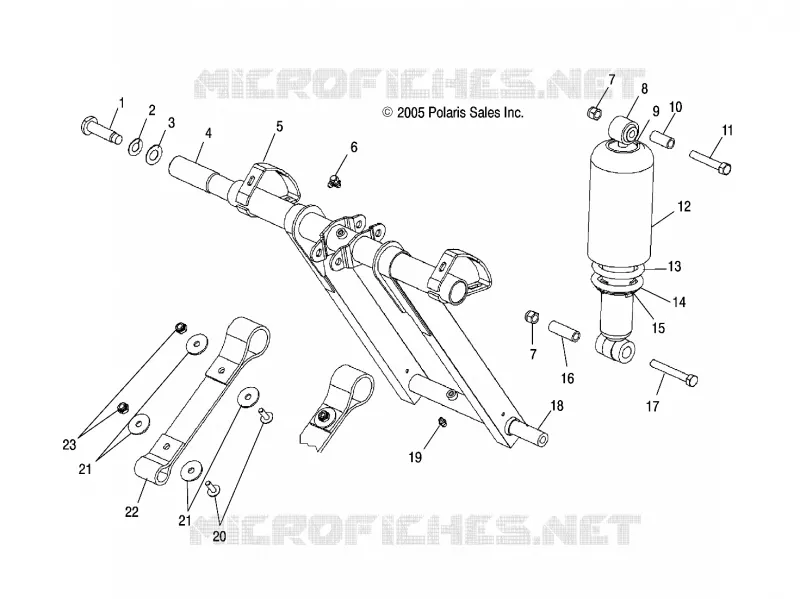 FRONT Drehmomentarm