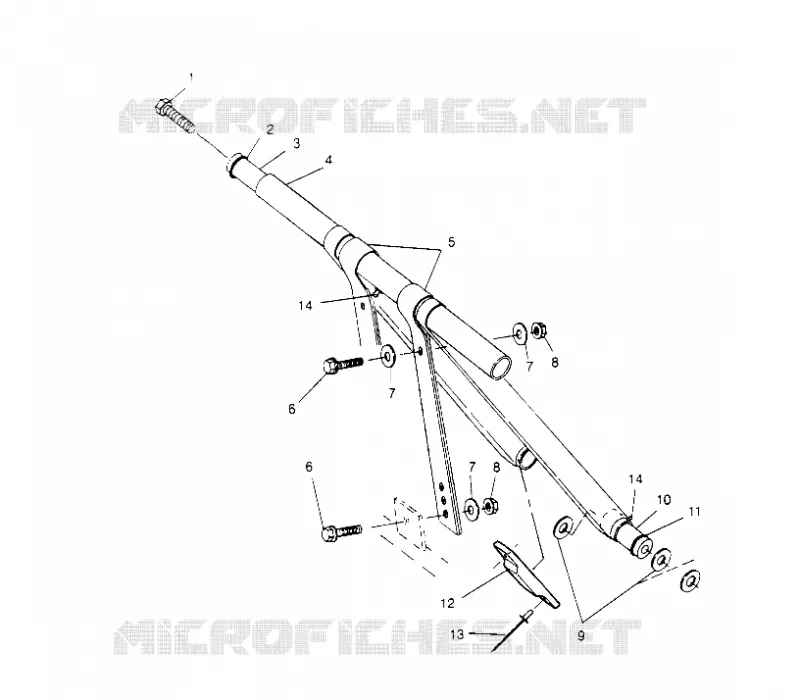 FRONT Drehmomentarm XLT SP 0966676 and  EUROPEAN XLT SP E966676 (4931703170B012)