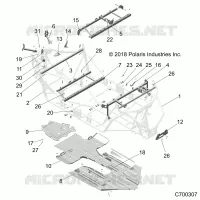 CHASSIS, MAIN FRAME AND SKID PLATE