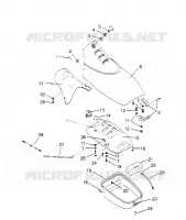 Front-Einschubfach  SL 750 B954070 (4930523052A008)
