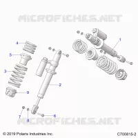 SUSPENSION, FRONT SHOCK MOUNTING