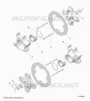 SUSPENSION, HECKTRÃ¤GER AND HUB -Z24NEF99AR/AM/BR/BM (C750160)
