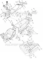 CHASSIS AND SITZ SPORT, TRAIL, 400 AND 600 (4912701270001A)