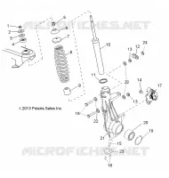 FRONT SUSPENSION STREBE