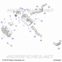 ANTRIEB, CLUTCH COVER AND DUCTING