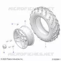 RADS, FRONT TIRE
