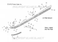 SUSPENSION, Schienen-Montage, (LE 155 Inch)