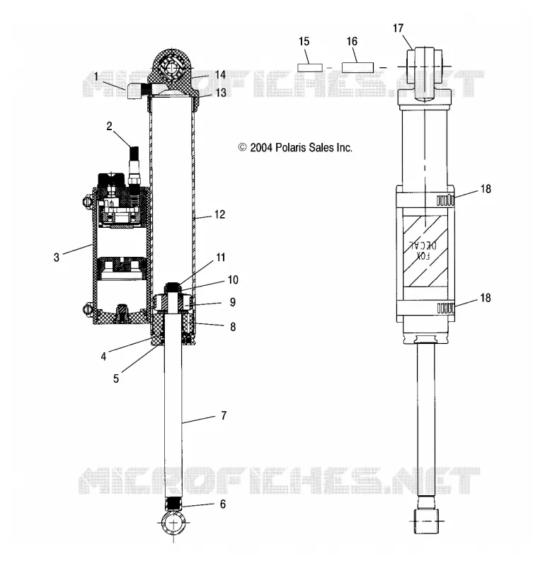 SCHOCK AND RESERVOIR (REAR TRACK)(EDGE)