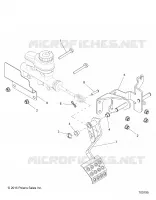 BREMSES, PEDAL AND MASTER CYLINDER MOUNTING