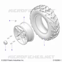 RADS, FRONT TIRE