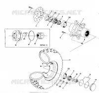 VORDERRAD ASSEMBLY 350 4X4 / W928139 (4922832283019A)