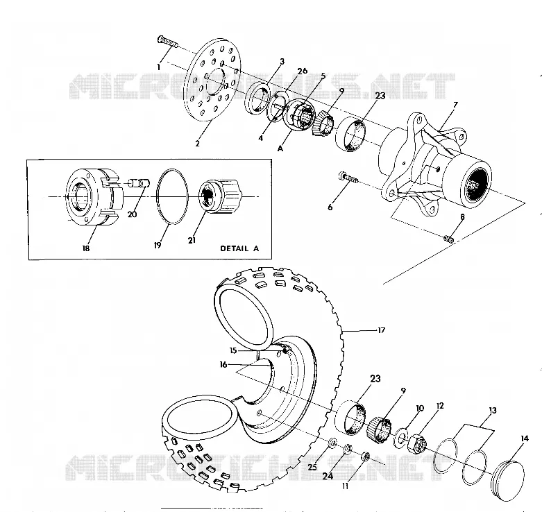 VORDERRAD ASSEMBLY 350 4X4 / W928139 (4922832283019A)