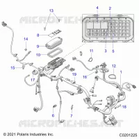 ELEKTRIC, WIRE HARNESS AND FUSES