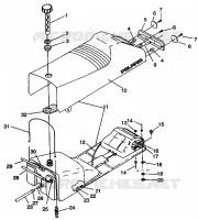 SITZ   GASBEHÄLTER ASSEMBLY 500 EFI E942774 and  EFI SKS E942574 (49274127410003)