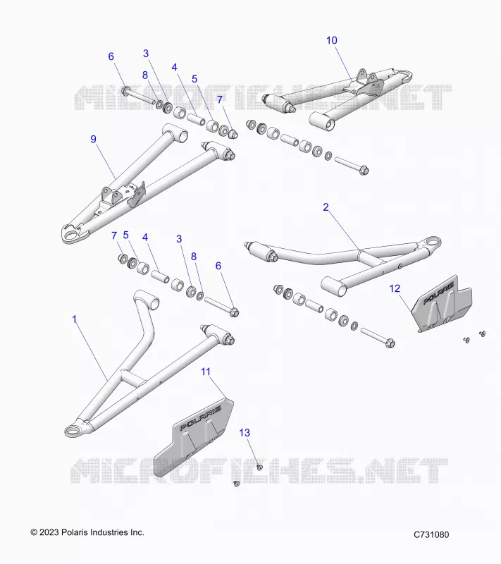 FRONT SUSPENSION CONTROL ARMS