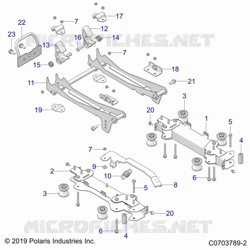 SITZ MOUNTING, FRONT