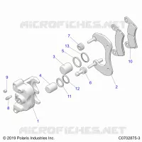 BRAKES, BREMSZANGE HINTEN