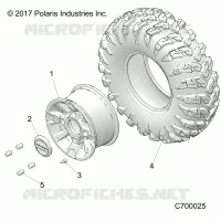 WHEELS, FRONT
