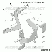 BRAKES, PEDAL AND MASTER CYLINDER MOUNTING