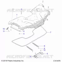 BODY, FRONT STORAGE