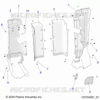 KAROSSERIE HINTEN CLOSEOFF, SIDE PANELS