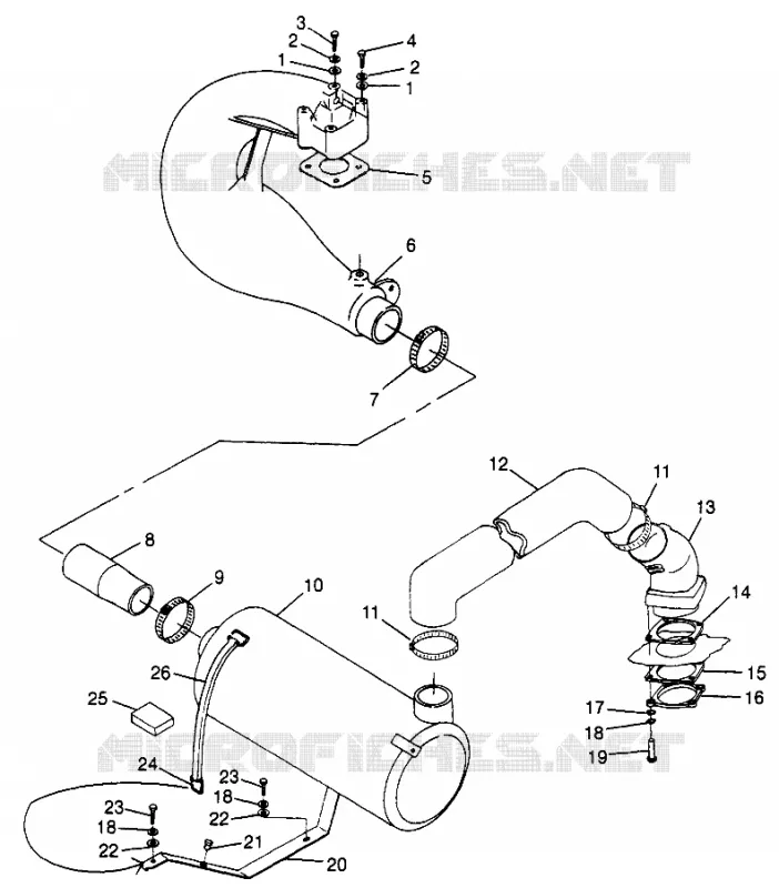 ABGASSYSTEM SLT 780 B974588 (4941174117B004)