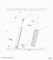 SUSPENSION, REAR SHOCK MOUNTING