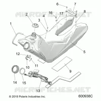 KRAFTSTOFFSYSTEM, FUEL TANK ASM.