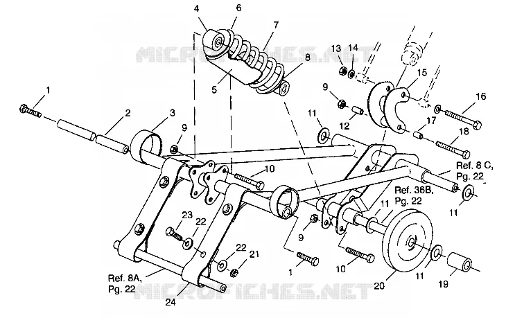FRONT Drehmomentarm RXL 0940768 (4925062506025A)