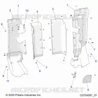 KAROSSERIE HINTEN CLOSEOFF, SIDE PANELS