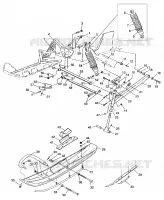 FRONT SUSPENSION AND SKI