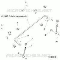 FRONT SUSPENSION STABILIZER BAR