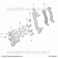 BRAKES, BREMSZANGE VORNE