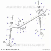 SUSPENSION, STABILISATORSTANGE