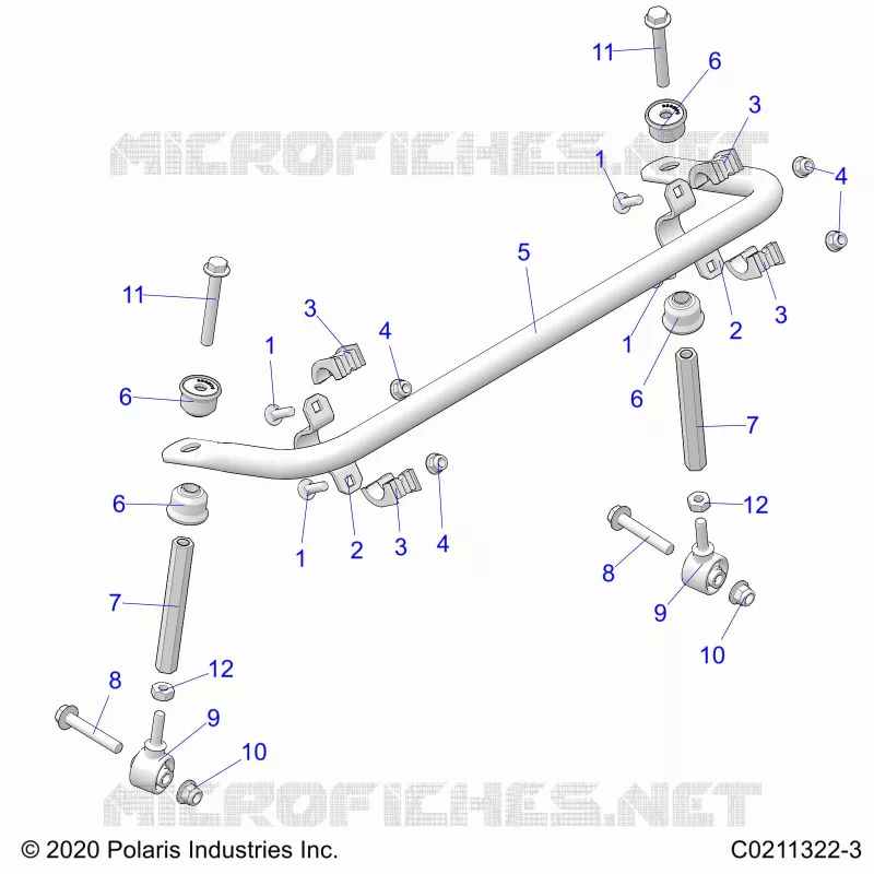 SUSPENSION, STABILISATORSTANGE