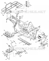 FRAME ASSEMBLY W/ RACKS TRAIL BOSS / W928527 (4922892289003A)