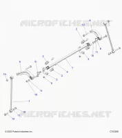 SUSPENSION, REAR STABILISATORSTANGE