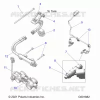 KRAFTSTOFFSYSTEM, RAIL, LINES AND THROTTLE BODY