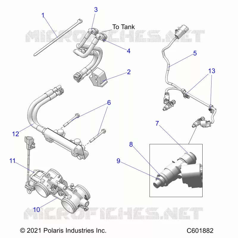 KRAFTSTOFFSYSTEM, RAIL, LINES AND THROTTLE BODY